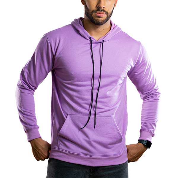 HOODIE BASICO LILA BOLD STORE